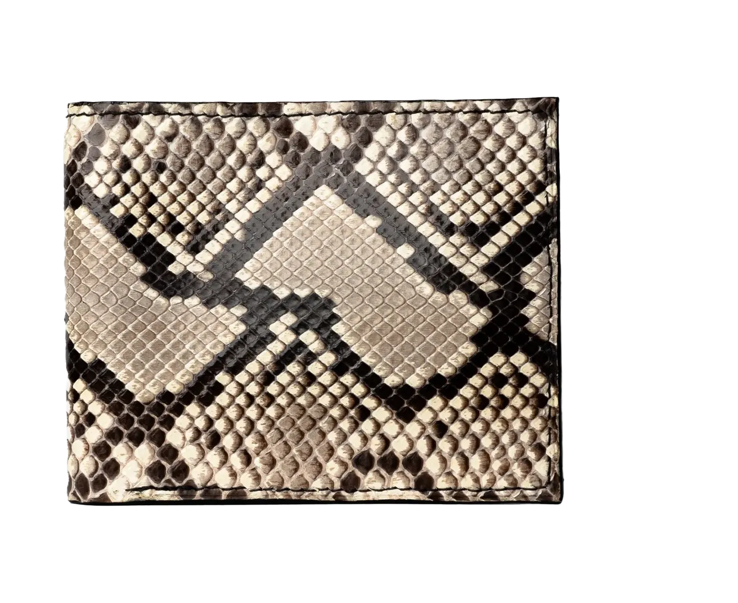Handmade python leather wallet by DinoLeather